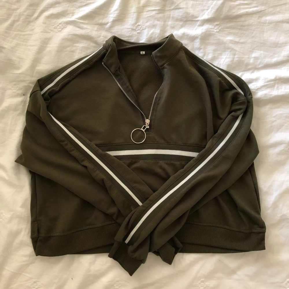 long sleeve zip up